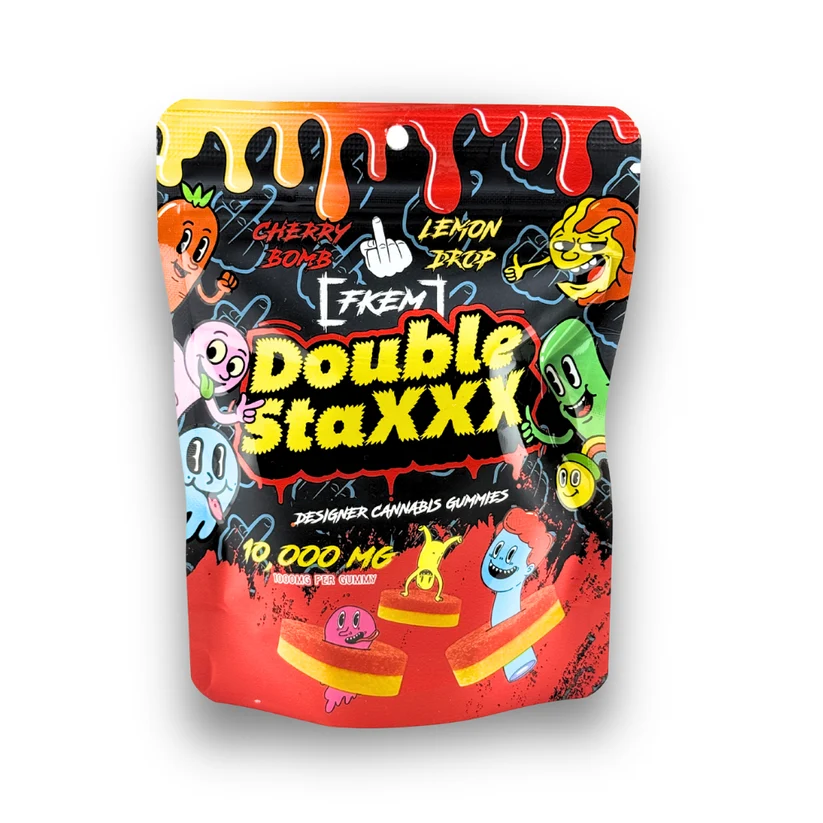 FKEM-Double_Staxx_10_000_Mg_Gummies_Cherry_Bomb_Lemon_Drop