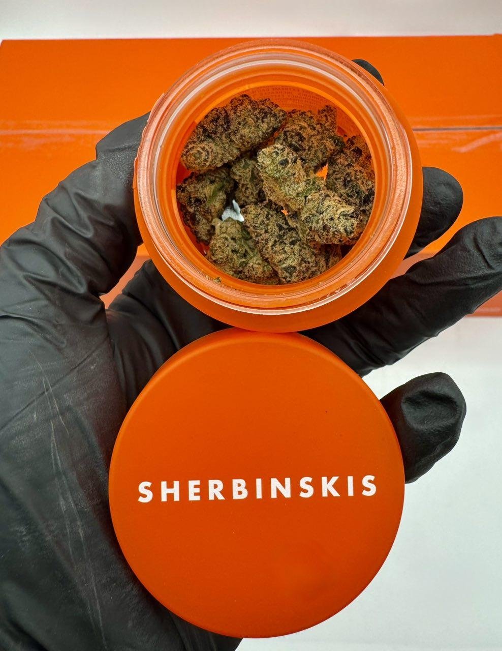photo_2026-10-24_06-34-22 Authentic Sherbinskis 3.5G Flower Jars.