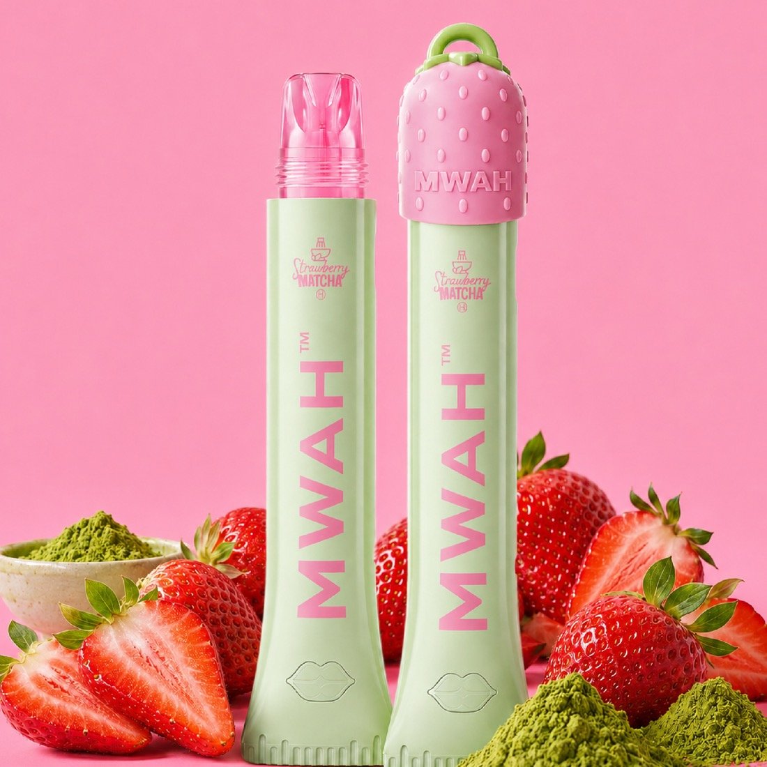 strawberry-matcha-styled